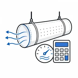 Fabric Duct Velocity Calculator icon