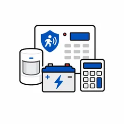 Intruder Alarm Battery Calculator icon